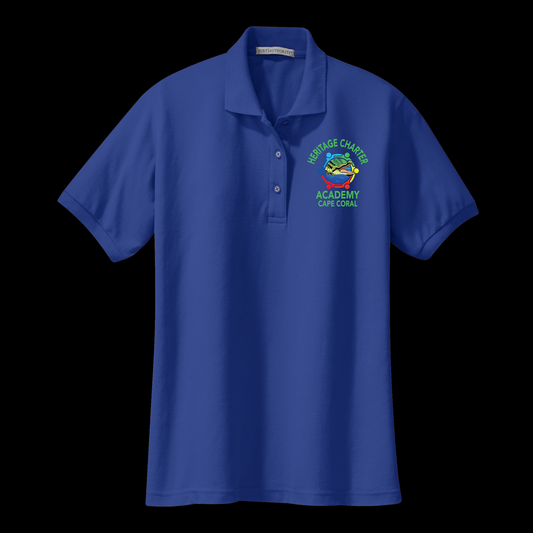 Heritage Charter Academy Ladies Cotton Polo - Faculty