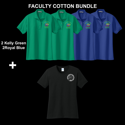 Faculty Ladies Cotton Blue & Green Bundle