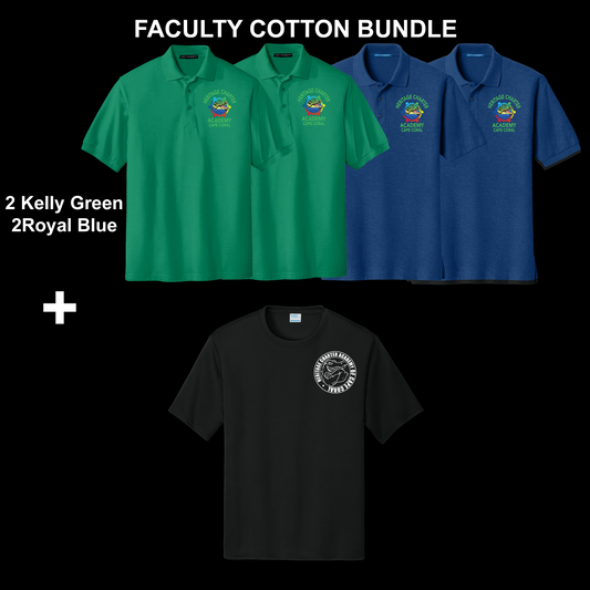 Faculty Cotton Blue & Green Bundle