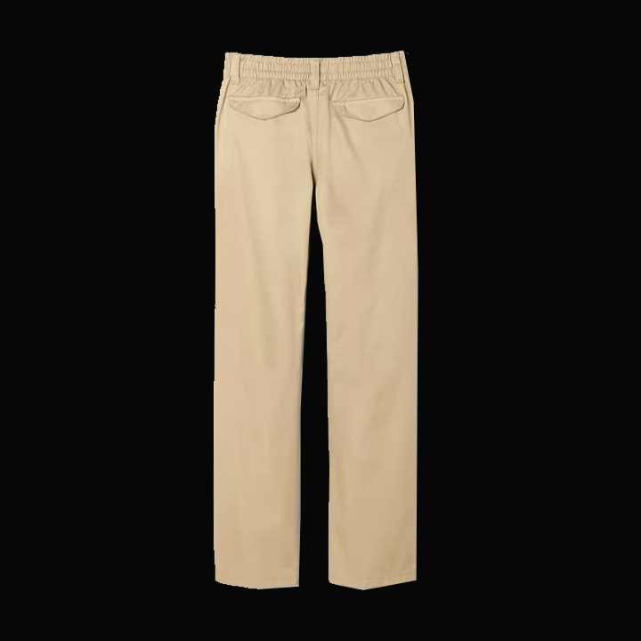 Heritage Charter Academy Girls' Pull-On Straight Fit Stretch Twill Pants