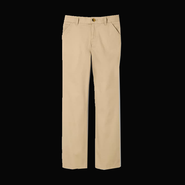 Heritage Charter Academy Girls' Pull-On Straight Fit Stretch Twill Pants