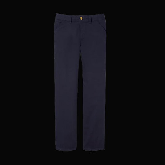 Heritage Charter Academy Girls' Pull-On Straight Fit Stretch Twill Pants