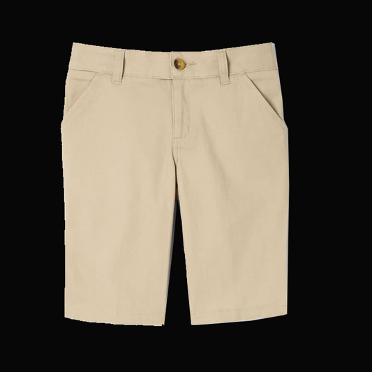 Heritage Charter Academy Girls' Stretch Twill Bermuda Shorts