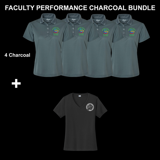 Faculty Ladies Performance Charcoal Bundle