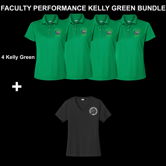 Faculty Ladies Performance Kelly Green Bundle