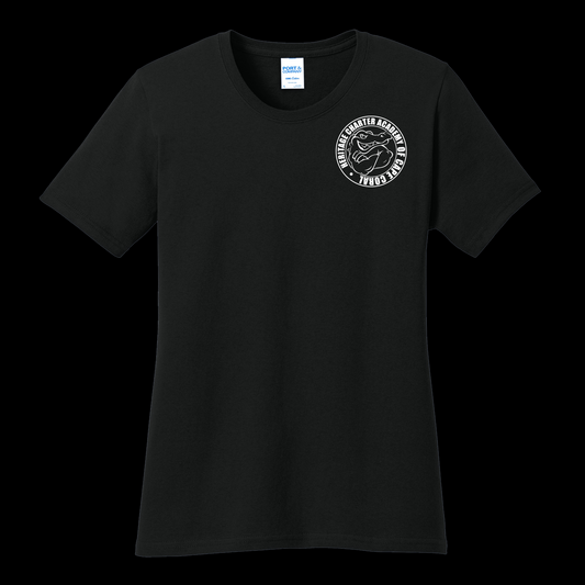 Heritage Charter Academy Ladies Short Sleeve Cotton Spirit Shirt- Faculty