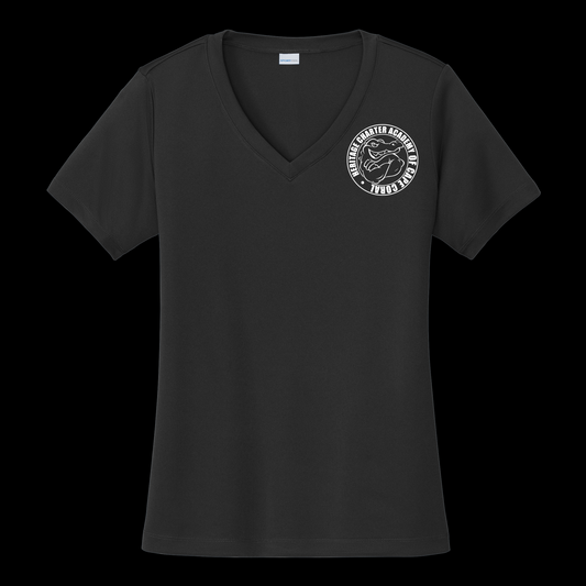 Heritage Charter Academy Ladies Short Sleeve Performance Spirit Shirt- Faculty