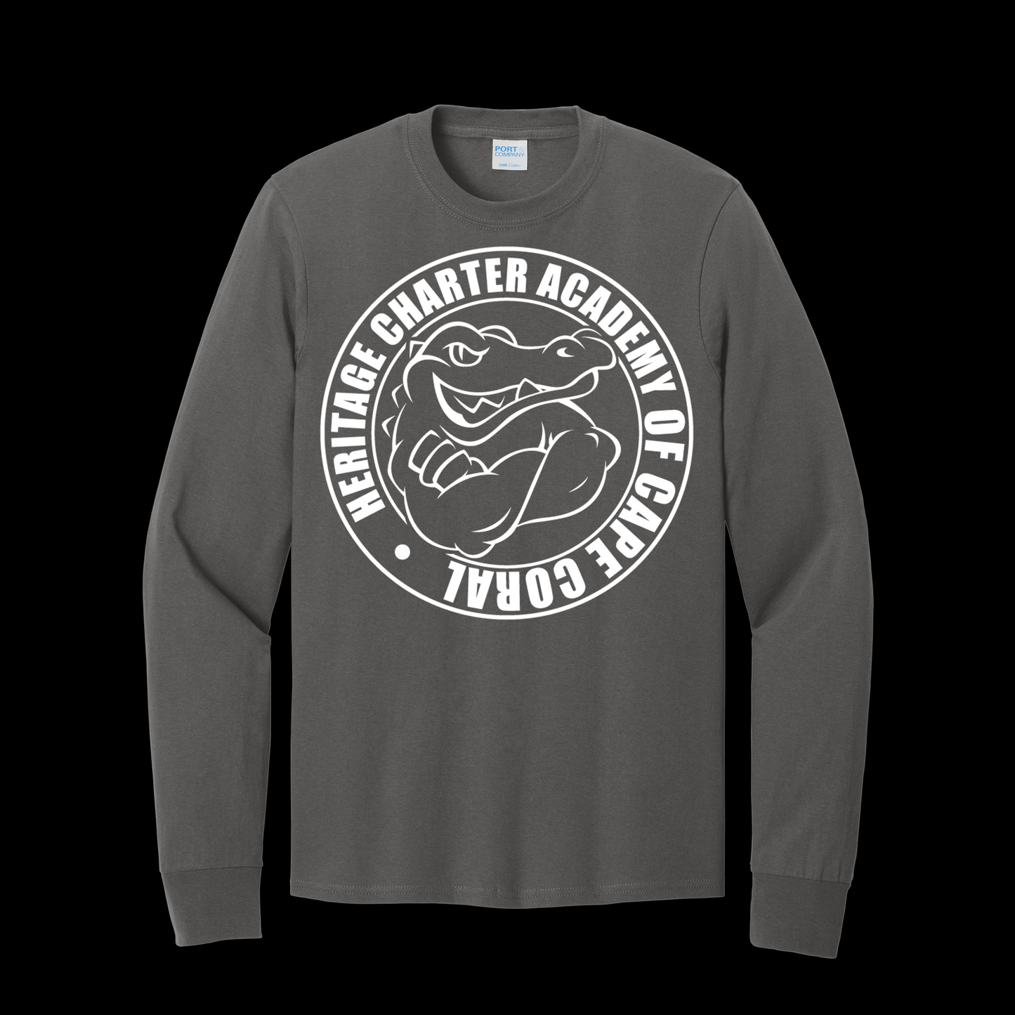 Heritage Charter Academy Long Sleeve Cotton Spirit Shirt