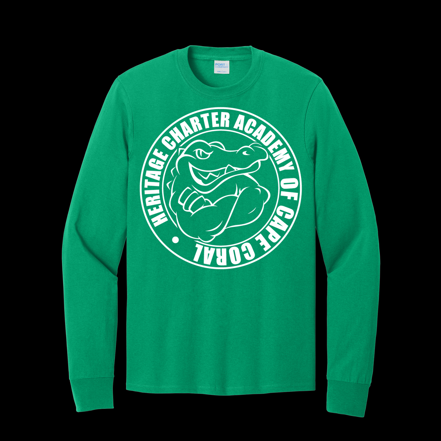 Heritage Charter Academy Long Sleeve Cotton Spirit Shirt