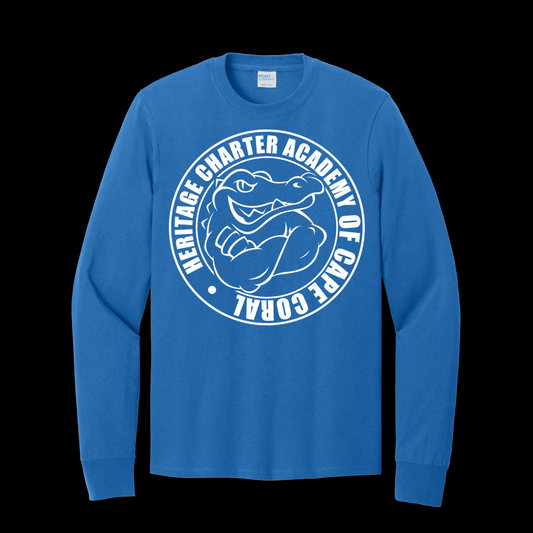 Heritage Charter Academy Long Sleeve Cotton Spirit Shirt