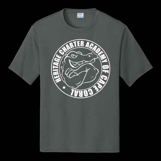 Heritage Charter Academy Short Sleeve Performance Spirit Shirt