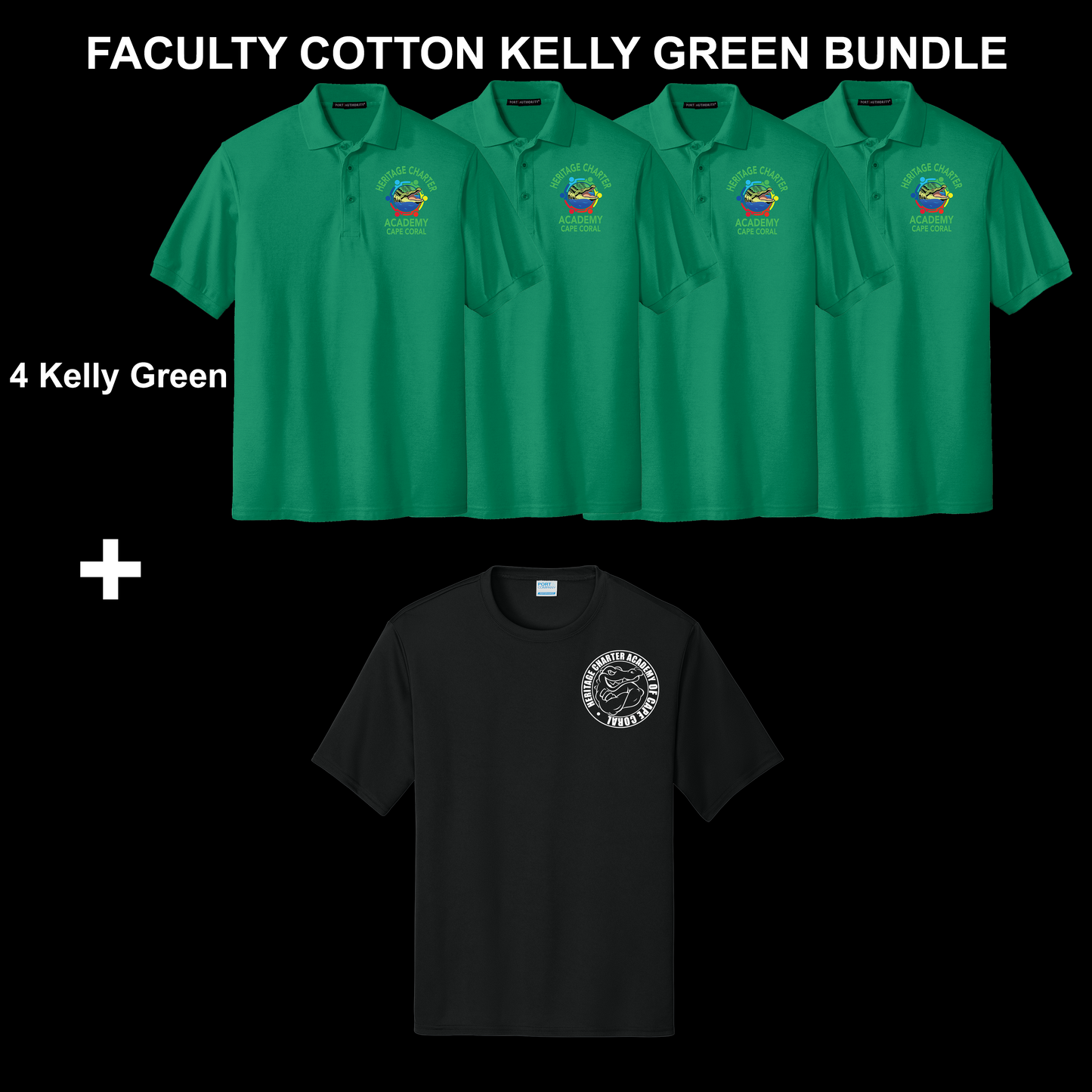 Faculty Cotton Kelly Green Bundle