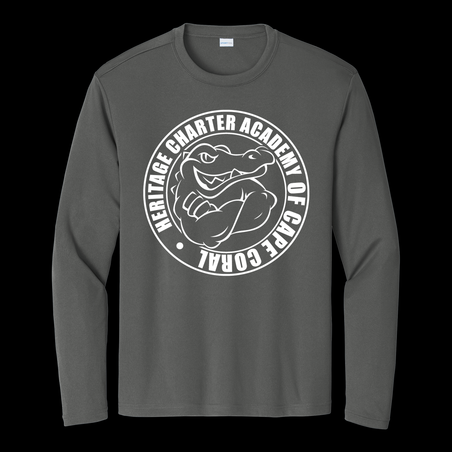 Heritage Charter Academy Long Sleeve Performance Spirit Shirt