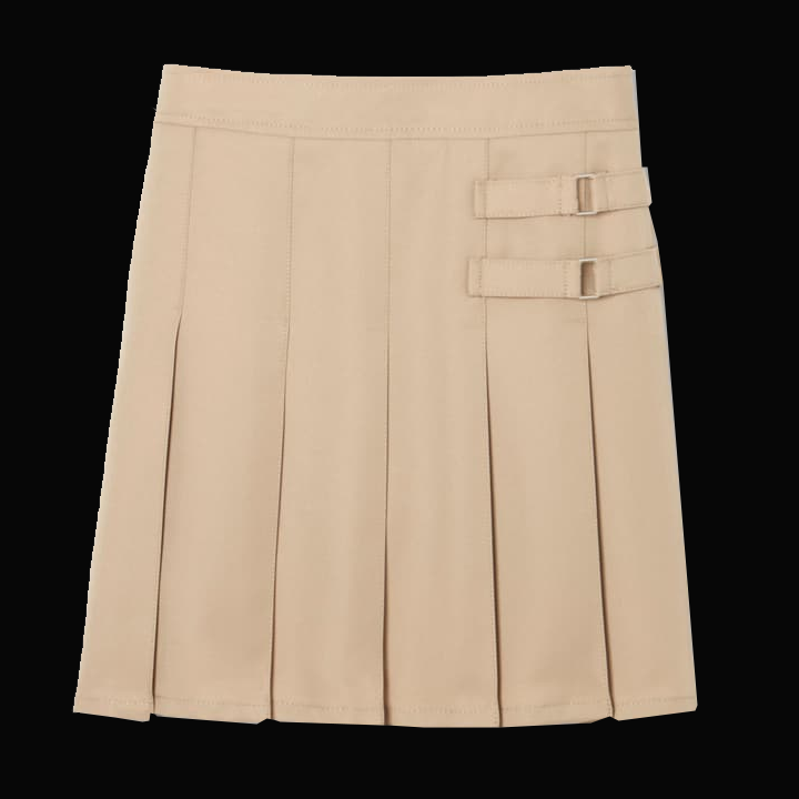 Heritage Charter Academy Girls' Pleated Two-Tab Skort