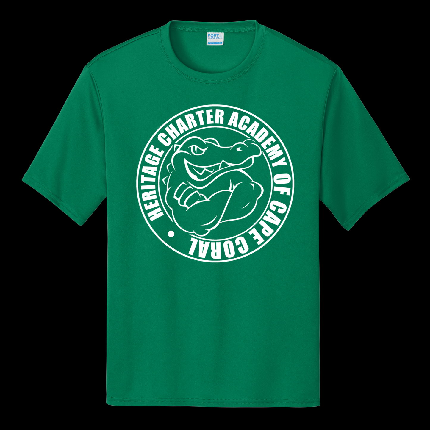 Heritage Charter Academy Short Sleeve Performance Spirit Shirt
